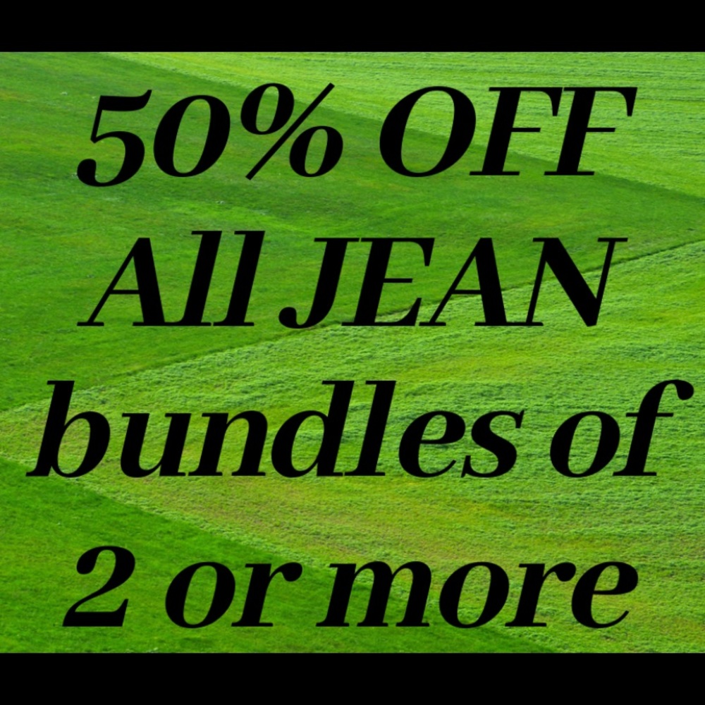 50% off Jeans when bundles with 2 or more pairs